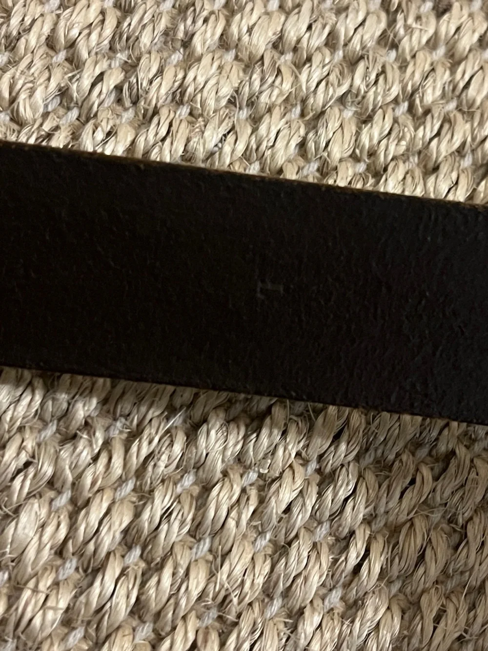 Ralph Lauren Collection Dark Brown Calfskin Leather Toggle Chain Skinny Belt